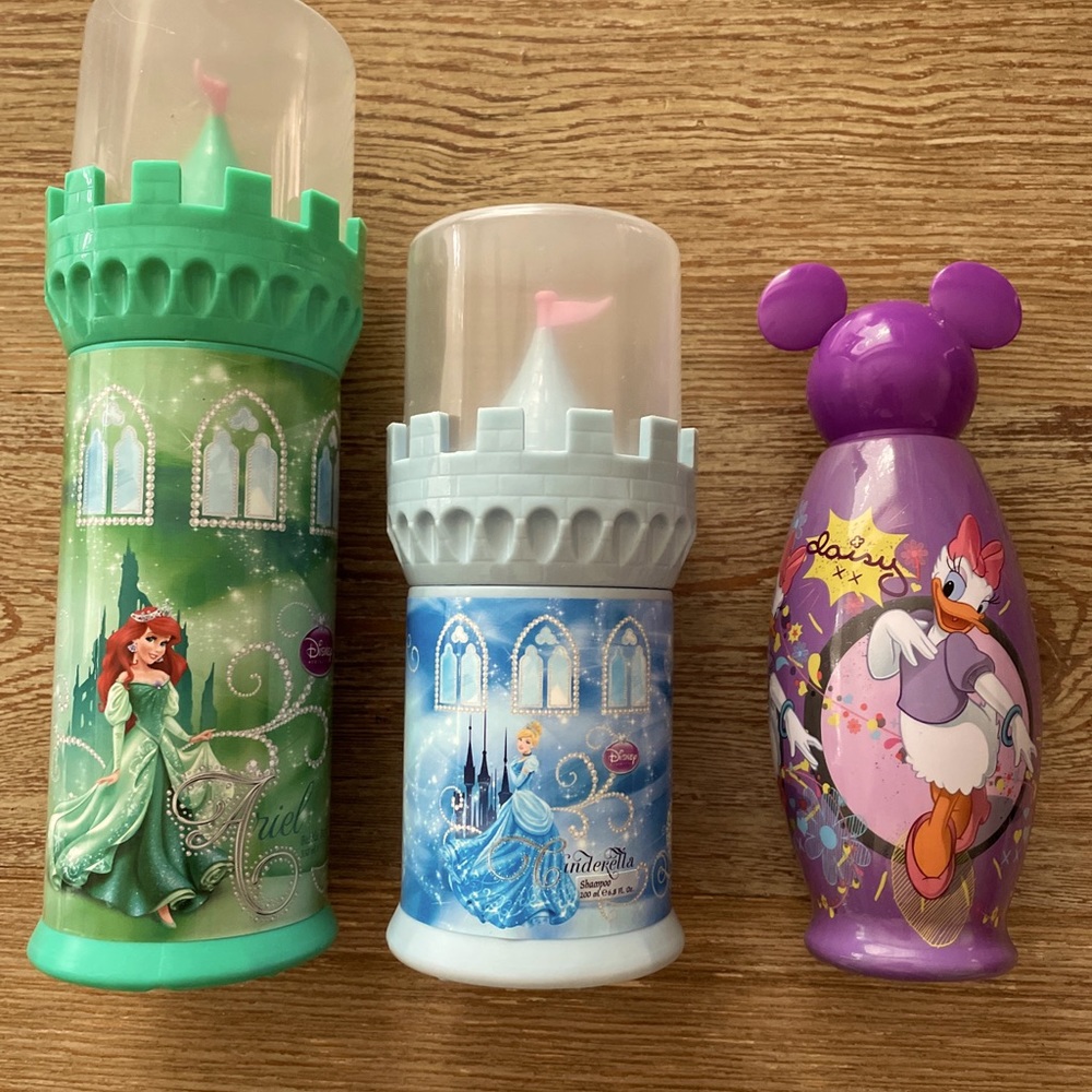 2 Princess Bubble Baths and 1 Disney Shsmpoo